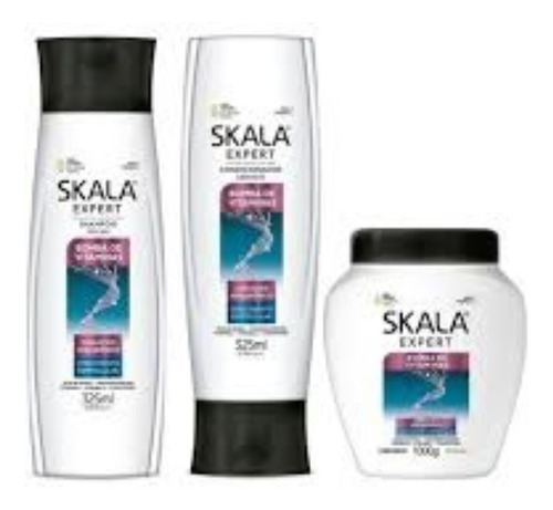 Kit Skala Shampoo&acondicionador + Crema Bomba De Vitaminas