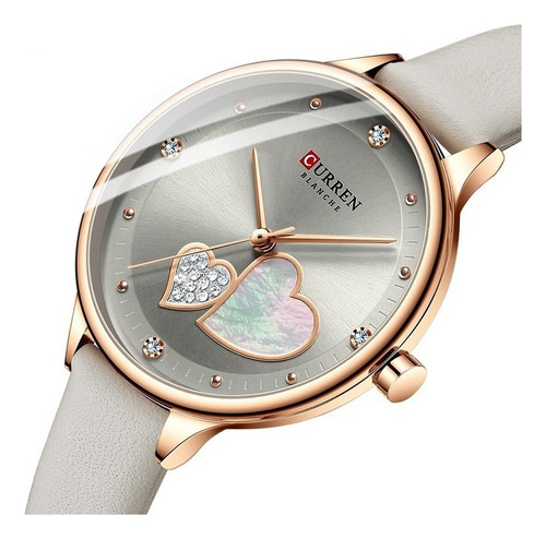 Reloj De Cuero Casual Impermeable Curren Para Mujer