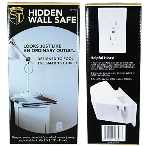 Caja Fuerte Discreta En Enchufe De Pared