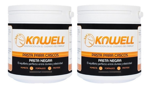 Pack 2 Pastas Kawell Para Cascos Caballo - 500cc C/u