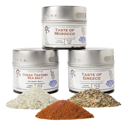 Colección De Condimentos Gourmet Mediterráneos | Sin Ogm Ver