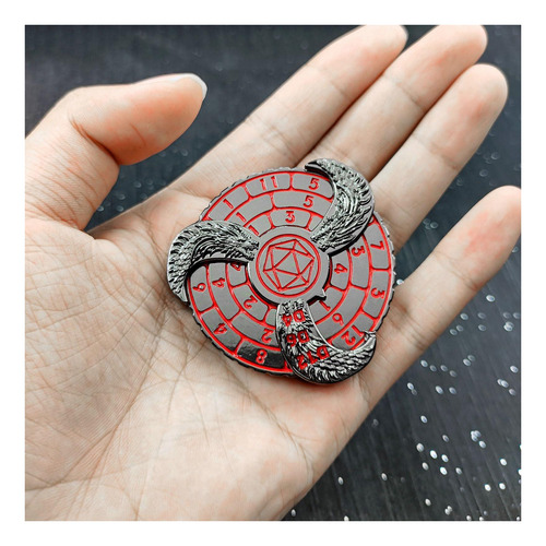 Spinner De Dados De Dados De Ruleta Dnd De D2s D20 D20 Spil