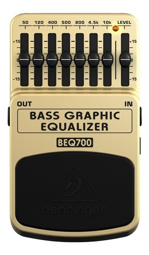 Pedal Efecto P/ Bajo Behringer Beq700 Bass Equalizer -