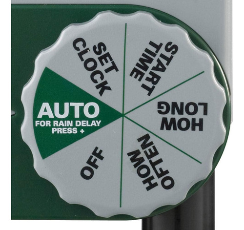 Orbit 58910 Programmable Hose Faucet Timer, 2 Outlet, Gre...