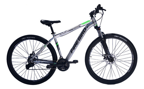 Bicicleta Mountain Mtb Firebird Alum Rodado 29 Disco Susp Color Col-raiser Gris/verde Tamaño Del Cuadro M