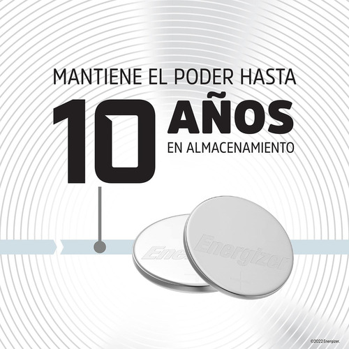 Pila Boton Energizer 2016 Litio Blister 6 Unidades