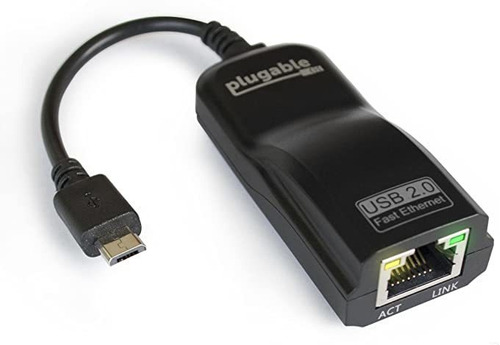 Adaptador Usb 2.0 Otg Micro-b A 100mbps Fast Ethernet Compa.