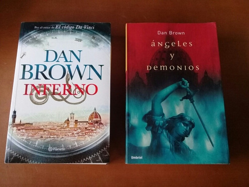 Libro Novelas Inferno Y Ángeles Y Demonios. Dan Brown