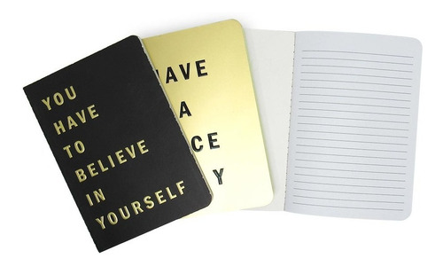 Imagem 3 de 5 de Kit 3 Cadernos Brochura Positividade P Bullet Journal Up4y