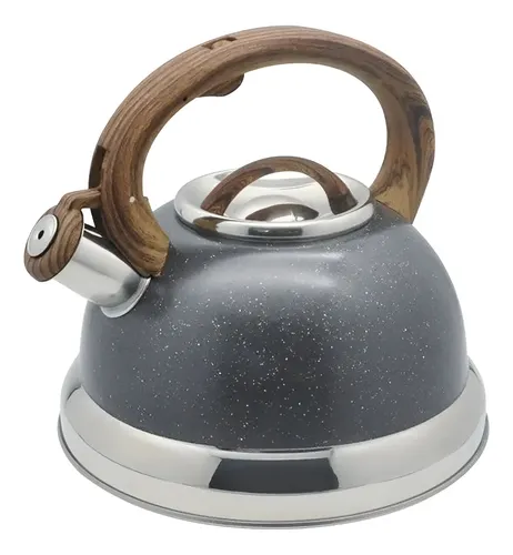 Chaleira Roma Com Apito 2,7l Indução Aço Inox Granito Brinox