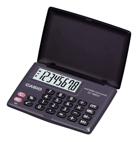 Calculadora Pequena Portátil Lc-160lv 8 Dígitos Com Tampa