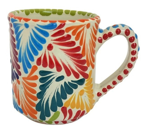 Taza (tarro ) Talavera 100% Original 2 Piezas 