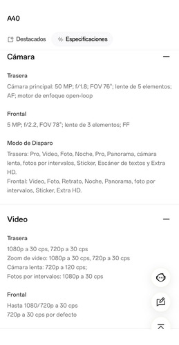 Teléfono Oppo A40 De 256 Gb, 4 Gb, Ram 6.7, 50 Mp, Color Chocolate (Usado)