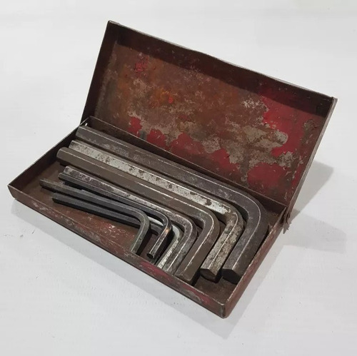 Imagen 1 de 7 de Antiguo Juego Llaves Allen En Caja Mag 59777