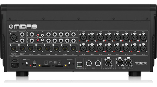 Mesa De Som Digital Midas M32r Live 40 Canais 16 Preamps