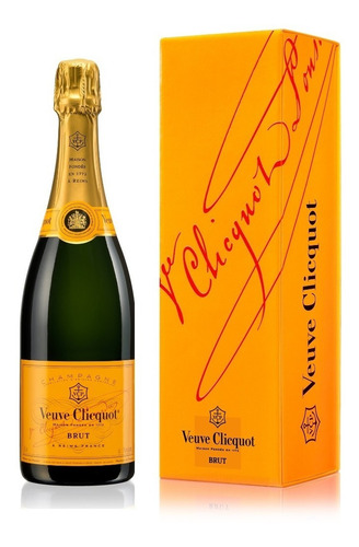 Champagne Veuve Cliquot Brut Yellow Label Con Estuche