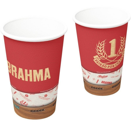 Copo De Papel Festa Brahma Chopp 300ml - 8 Unidades - Rizzo