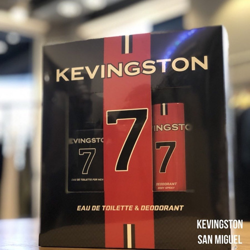 Kevingston 7 Perfume Hombre Eau De Toilette + Deo  