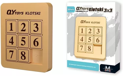 Puzzle Klotski - Jogo De Logica Blocos Deslizantes - Escorrega o Preço