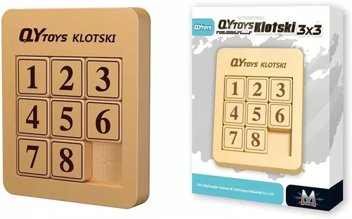 Puzzle Klotski Magnético Jogo De Logica Bloco Deslizante 4x4