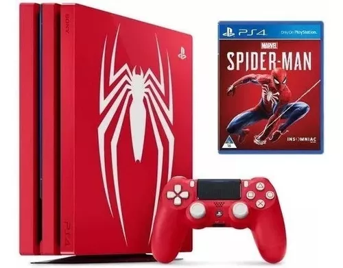 Ps4 Pro Edición Limitada Spiderman 1 Tera