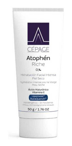 Crema Facial  Atophen Riche Hidrat Y Nutritiva X50 Cepage