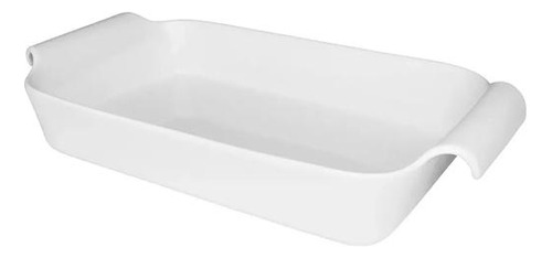 Travessa Refratária 45x24,5x8,5 Branco Gourmet