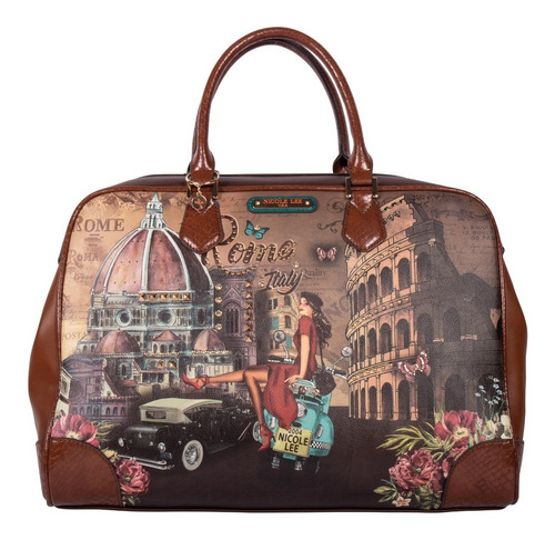 Doctor Bag Nicole Lee Memory Of Rome Estampada Fw21