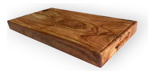 Tabla De Olivo Uso Gastronómico/carnes/asados/picadas T610 Lisa Dorado