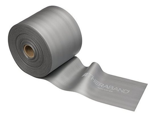 Theraband Resistance Band 25 Yard Roll Super Heavy Silver No