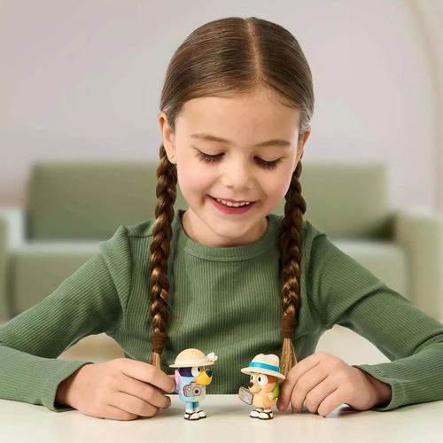 Bluey Pack 2 Figuras Amigos Y Familia De Bluey Bingo