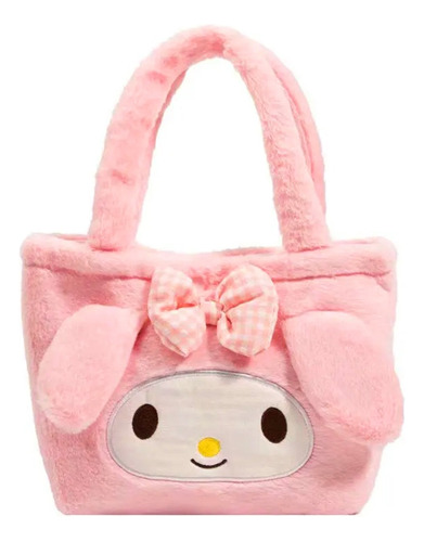 Bolsa Afelpada Peluche Bandolera Bolso De Mano Kitty Kuromi 