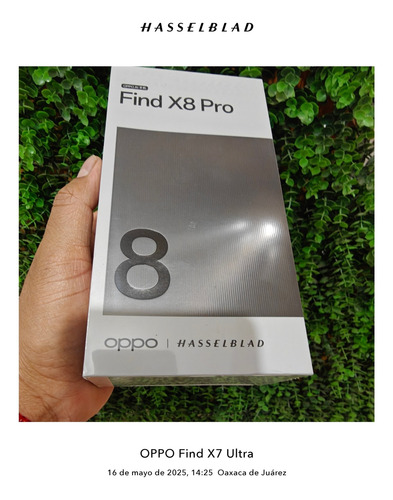 Oppo Find X8 Pro 12gb/512gb Dimensity 9400 Android 15 /color Os 15 /4k/5g/80watts Desbloqueado, En Caja Sellada. (Usado)