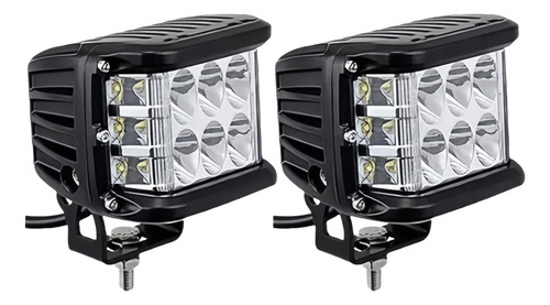 Par De Faros Led Policiales Para Motocicletas Todoterreno