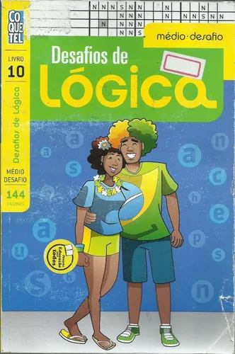 Livro de Passatempo Coquetel Problemas de Lógica Kit 2 Vols