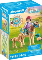 Comprar Playmobill Regalo Niña Con Poni Potro 71498 Caballos +10pcs Niña Con Poni Y Potrillo