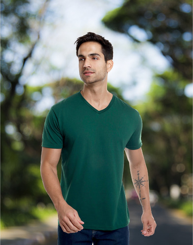 Set Playeras 2 Pzas.cuello V Para Hombre Bingos Star,