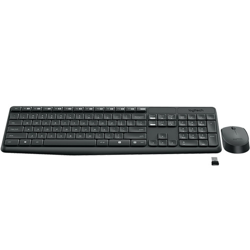 Imagen 4 de 5 de Kit Teclado Y Mouse Inalámbrico Logitech Mk235 Usb 2.4 Ghz