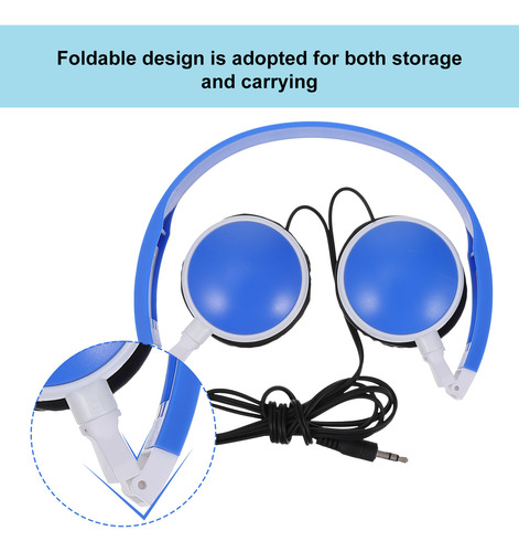 Auriculares Plegables De 1 Pieza, Montados En La Cabeza, Con