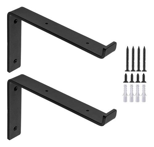 2 Soportes De Metal Para Estantes De Pared Para Armario De 8