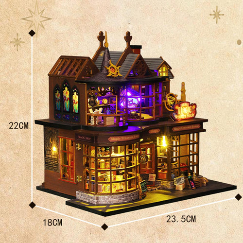 Kits De Muebles De Casa De Muñecas En Miniatura, Modelo De