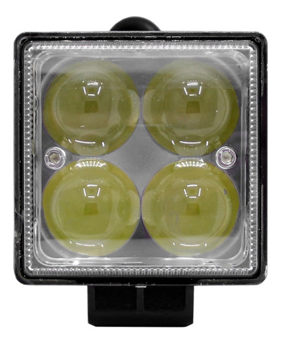 Faro Caminero. Rectangular. 4led 70mm