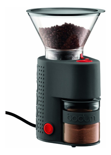 Molino De Café Eléctrico Con Cuchillas Bodum Bistro, Negro