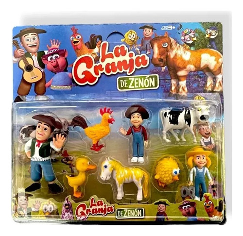 La Granja De Zenon X8 Muñecos Para Niños