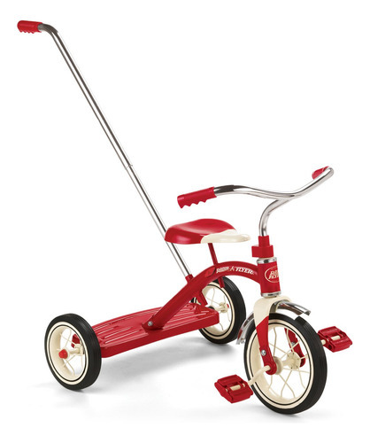 Triciclo Con Manubrio Ajustable Radio Flyer, 10 , Color Roj. Color Rojo