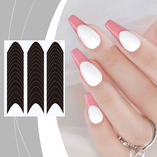 Pasta De Uñas Francesa K French Side Crescent Smile Line V-n
