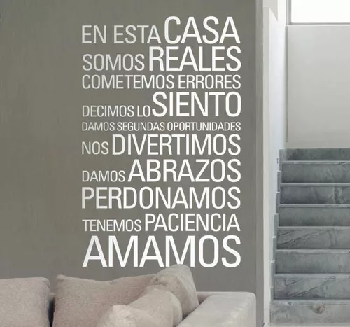 Vinilos Decorativos Pared Frases - Personalizados Grandes !