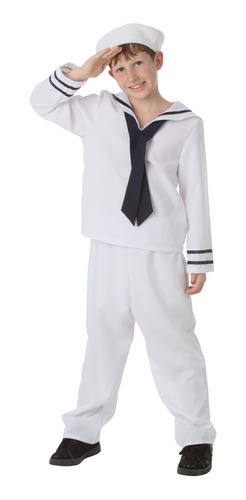 Disfraz De Marinero Talla 2xl Para Niño Halloween 