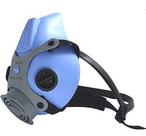 Imagen 4 de 8 de Kit Semimascara Fravida Con Filtros Fumigador + Antiparras