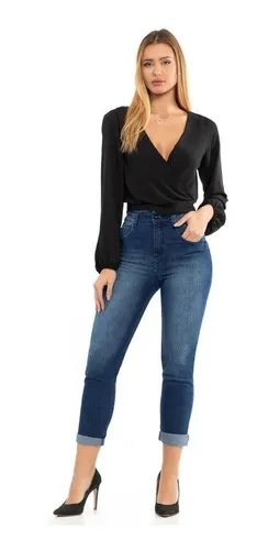 Calça Jeans Feminina Biotipo Skinny Midi - Cintura Média